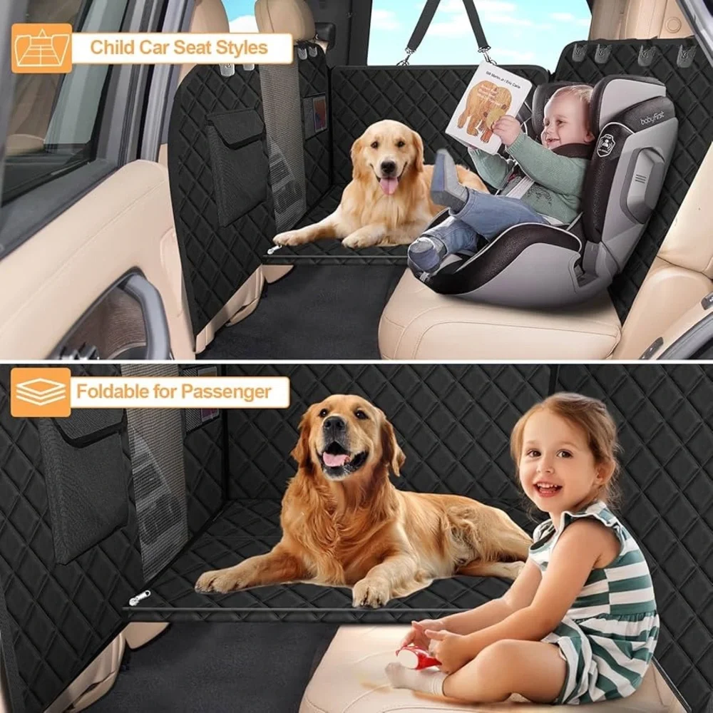 New Vinstatin Dog Car Seat Cover Premium Black